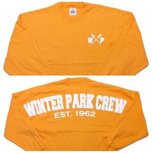 SPIRIT JERSEY Winter Park High School Wildcats‎ Crew Orange Unisex XS Small S